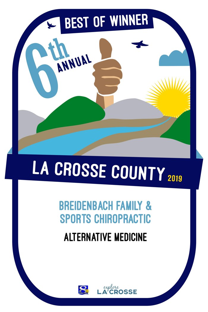 Best of La Crosse County 2019 — Alternative Medicine, Breidenbach Family & Sports Chiropractic